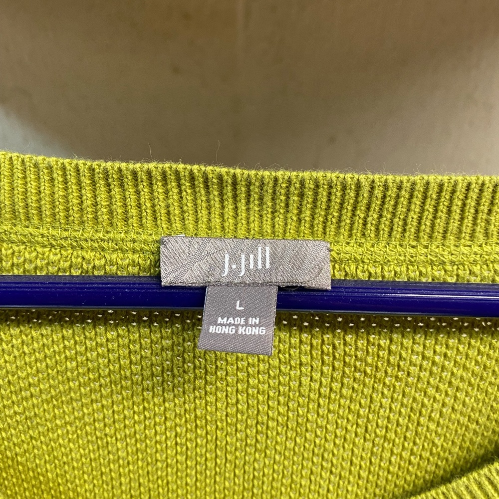 j. Jill large green sweater